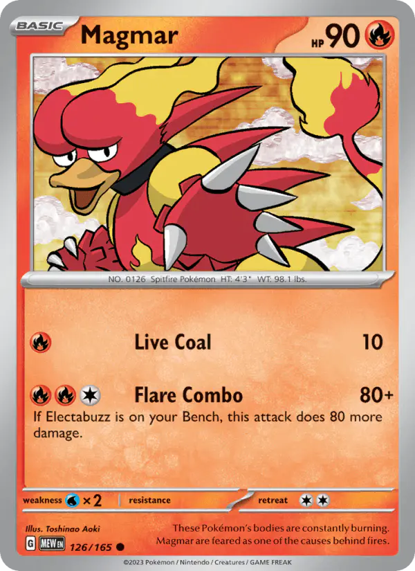 Carta Magmar 126/165 de 151