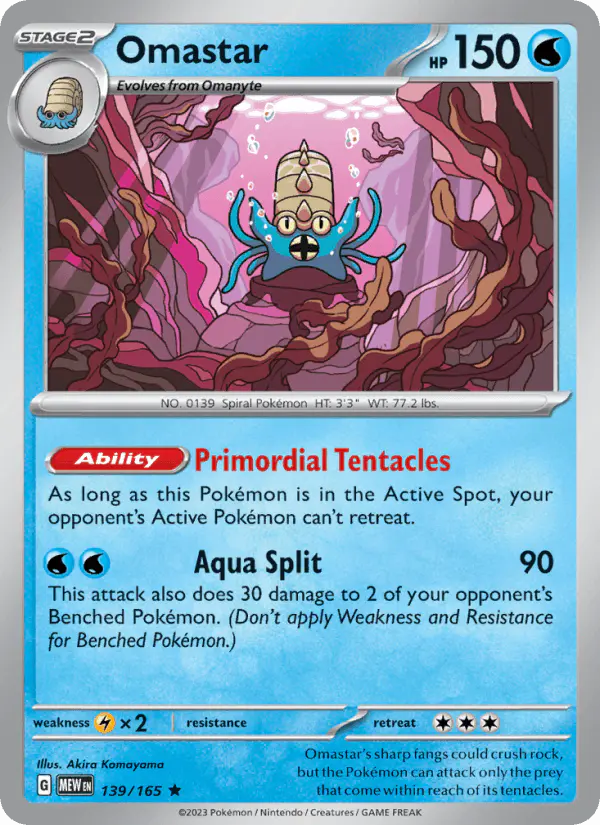Carta Omastar 139/165 de 151