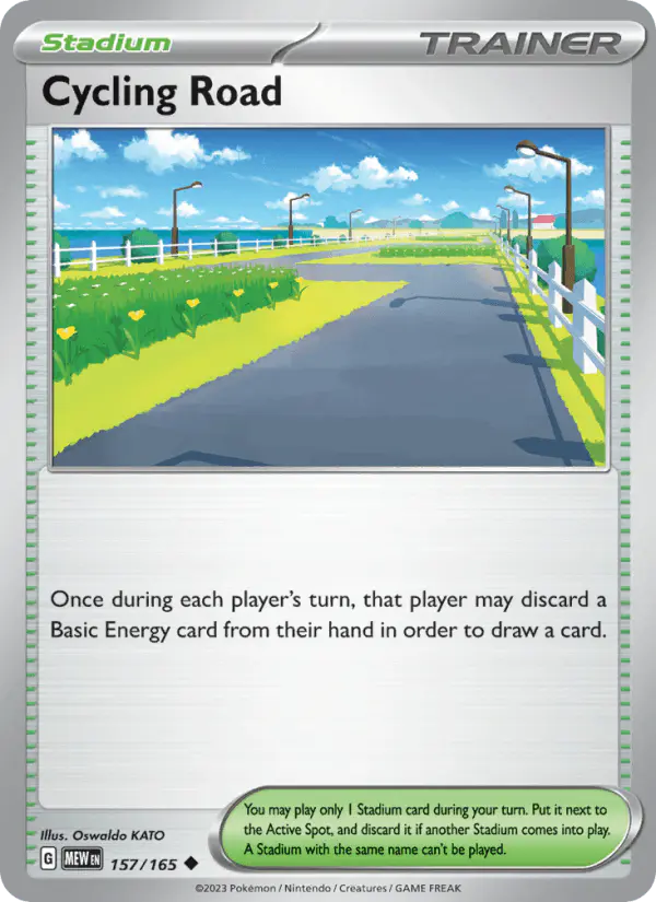 Carta Cycling Road 157/165 de 151
