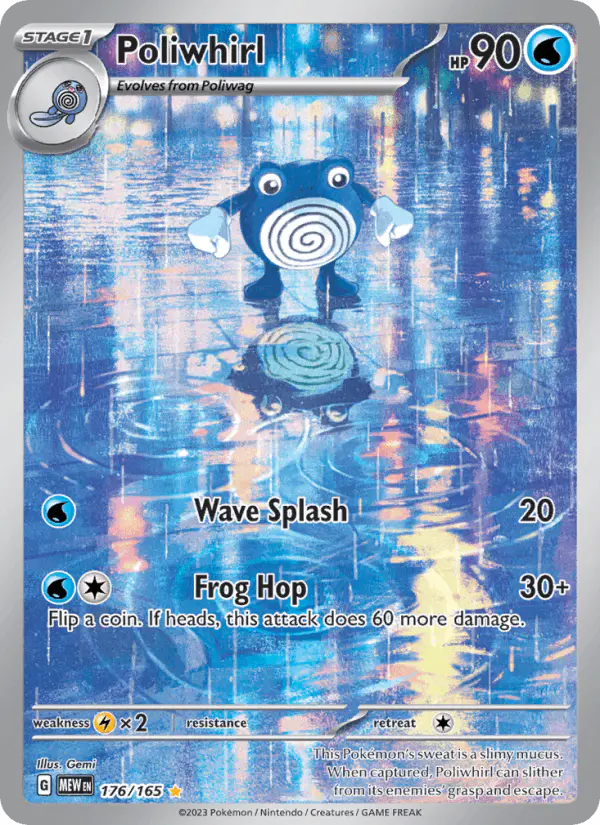 Carta Poliwhirl 176/165 de 151