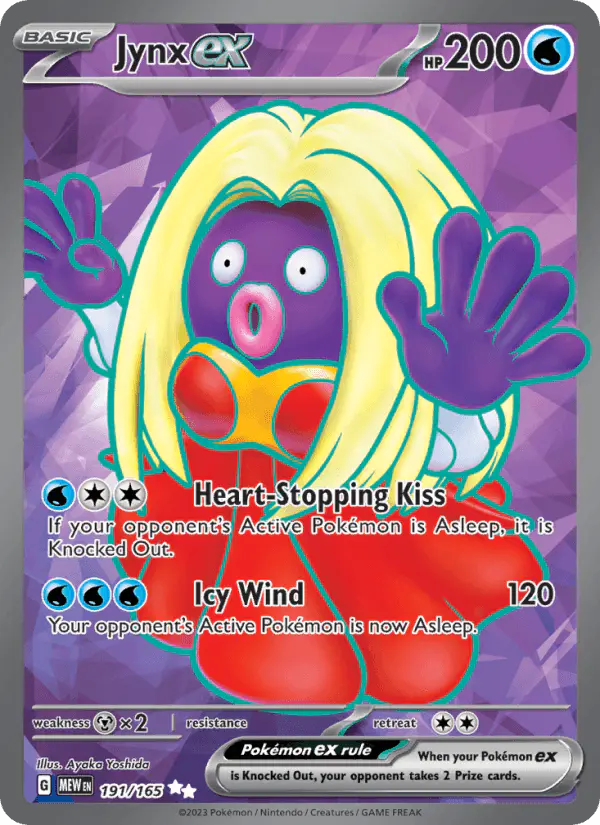Carta Jynx ex 191/165 de 151