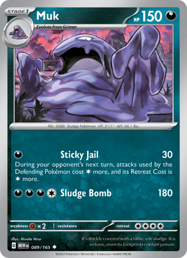 Carta Muk 089/165 de 151