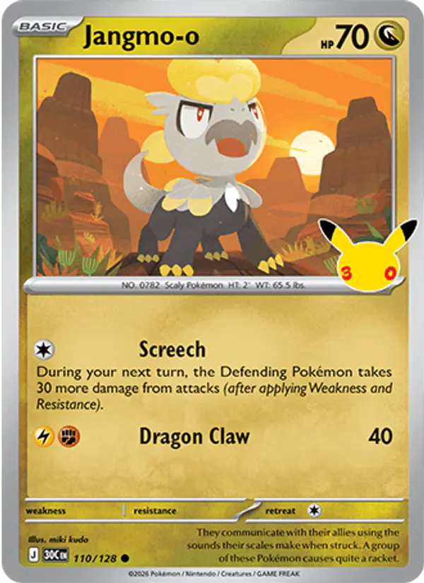 Carta Jangmo-o 110/128 de 30th Celebration