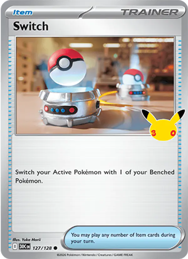 Carta Switch 127/128 de 30th Celebration