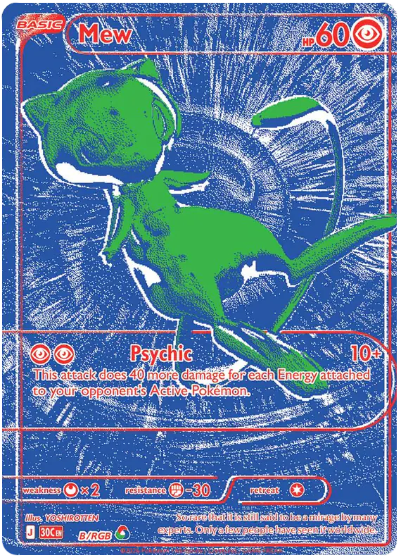 Carta Mew B de 30th Celebration