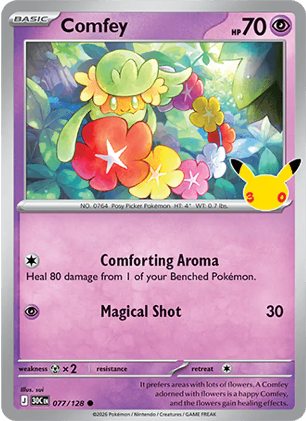 Carta Comfey 077/128 de 30th Celebration