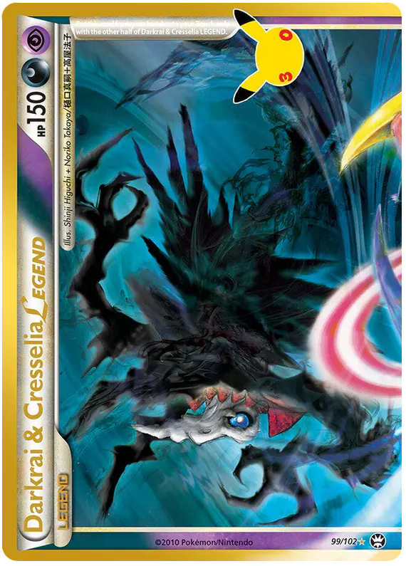 Carta Darkrai & Cresselia LEGEND 019/030 de 30th Classic Collection