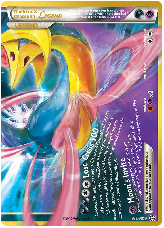 Carta Darkrai & Cresselia LEGEND 020/030 de 30th Classic Collection