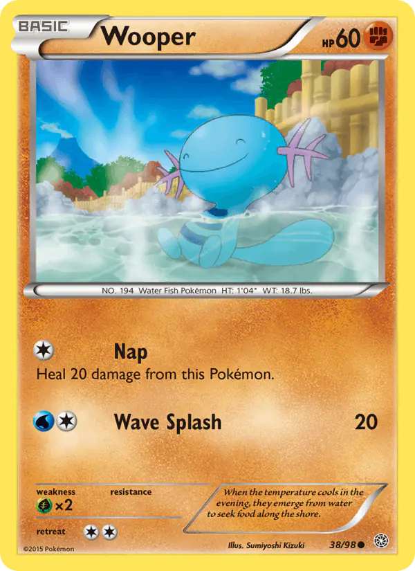 Carta Wooper 38/98 de Ancient Origins
