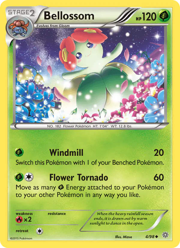 Carta Bellossom 4/98 de Ancient Origins