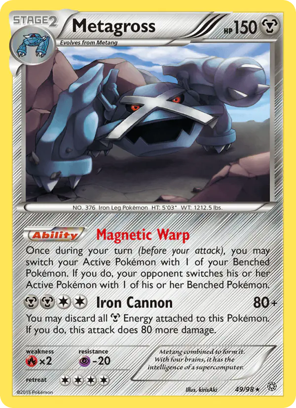 Carta Metagross 49/98 de Ancient Origins