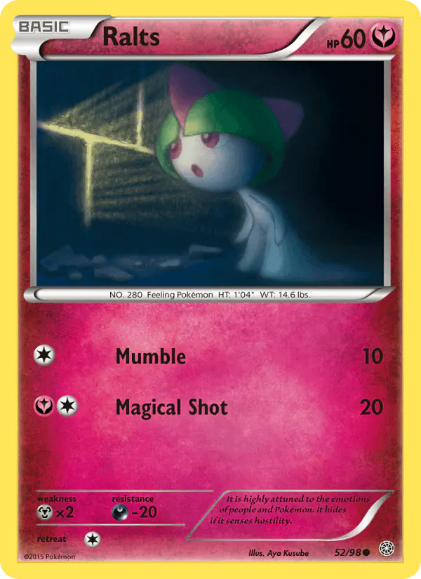 Carta Ralts 52/98 de Ancient Origins