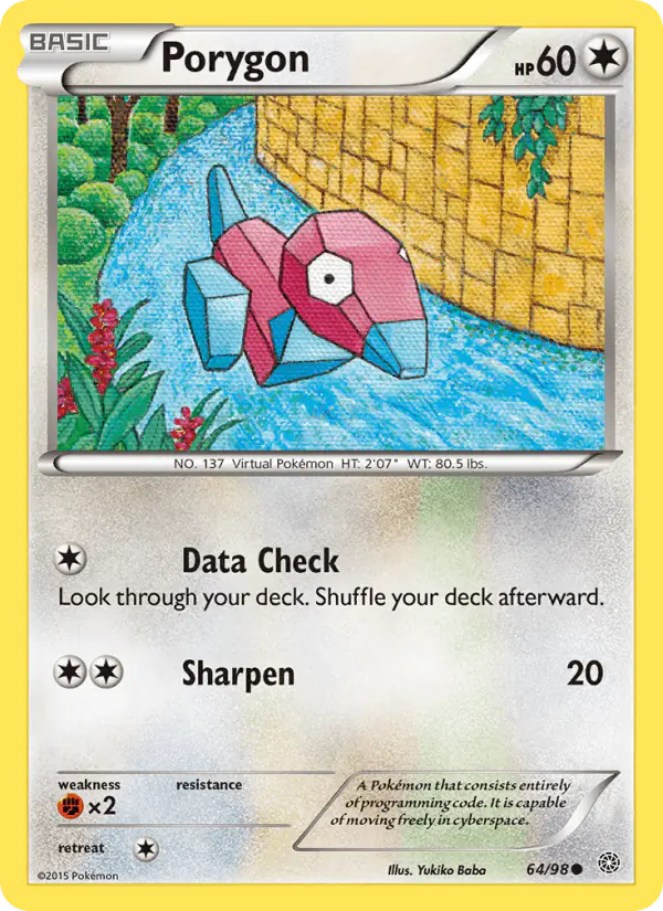 Carta Porygon 64/98 de Ancient Origins