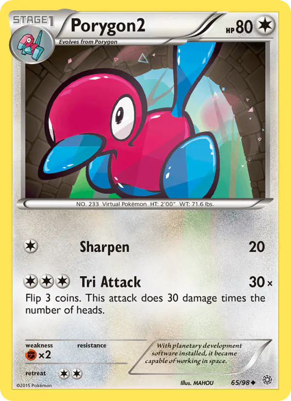 Carta Porygon2 65/98 de Ancient Origins