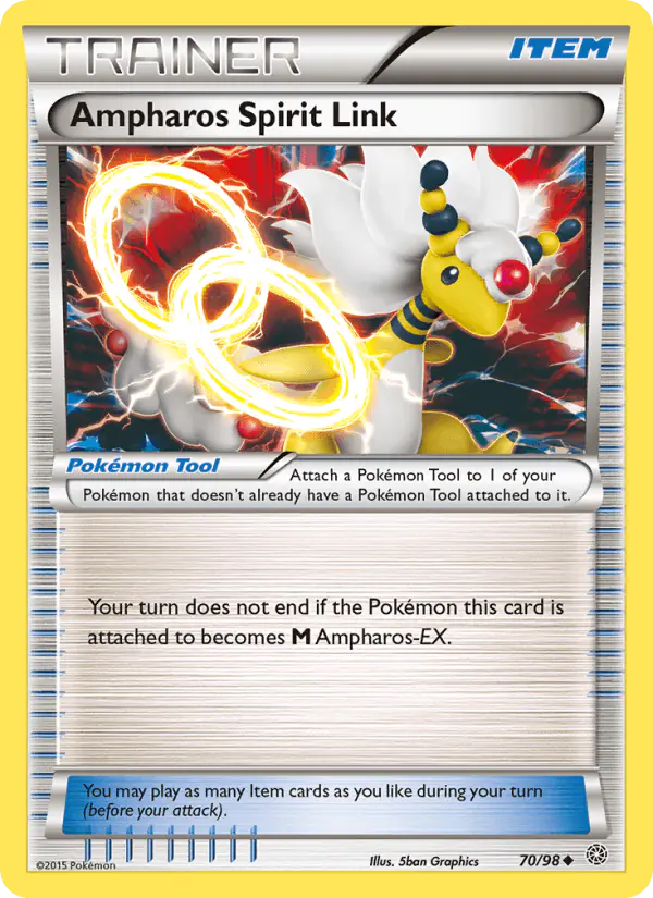 Carta Ampharos Spirit Link 70/98 de Ancient Origins