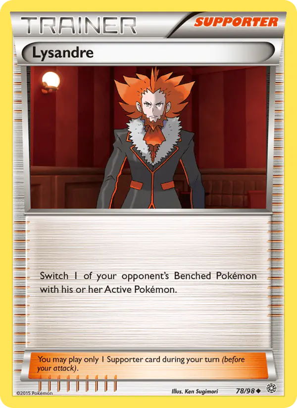 Carta Lysandre 78/98 de Ancient Origins