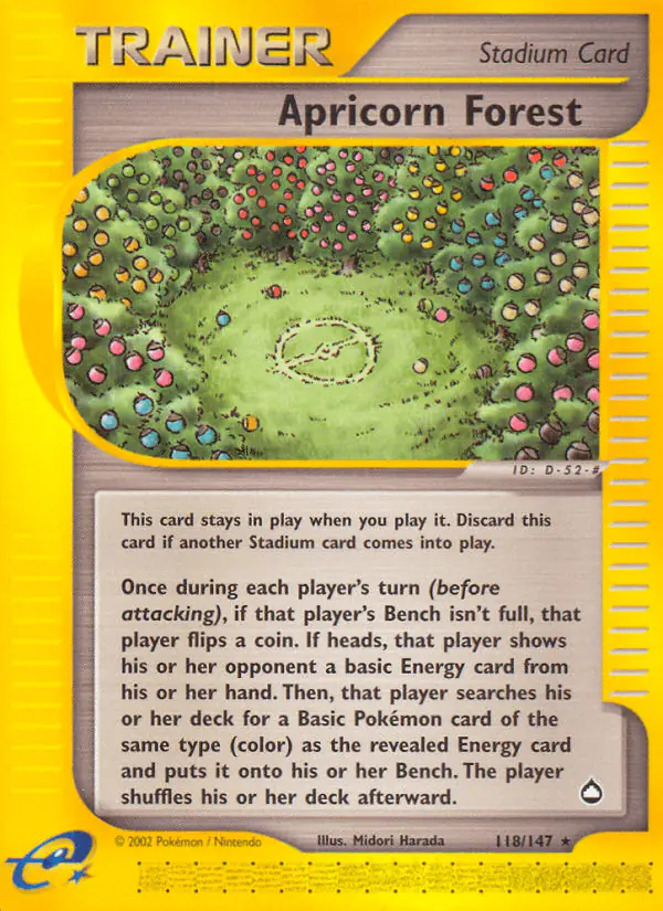 Carta Apricorn Forest 118/147 de Aquapolis
