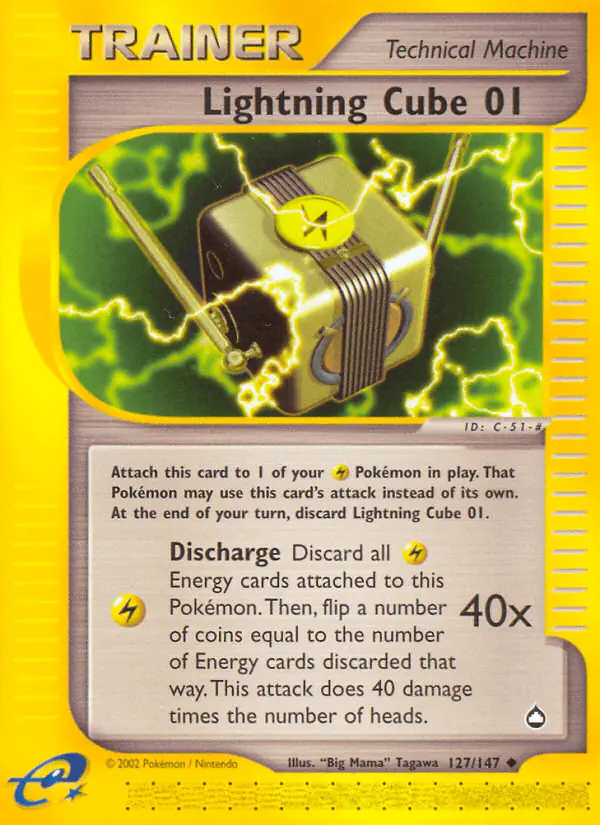 Carta Lightning Cube 01 127/147 de Aquapolis