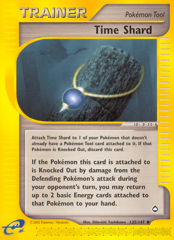 Carta Time Shard 135/147 de Aquapolis