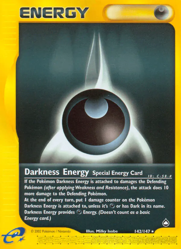 Carta Darkness Energy 142/147 de Aquapolis