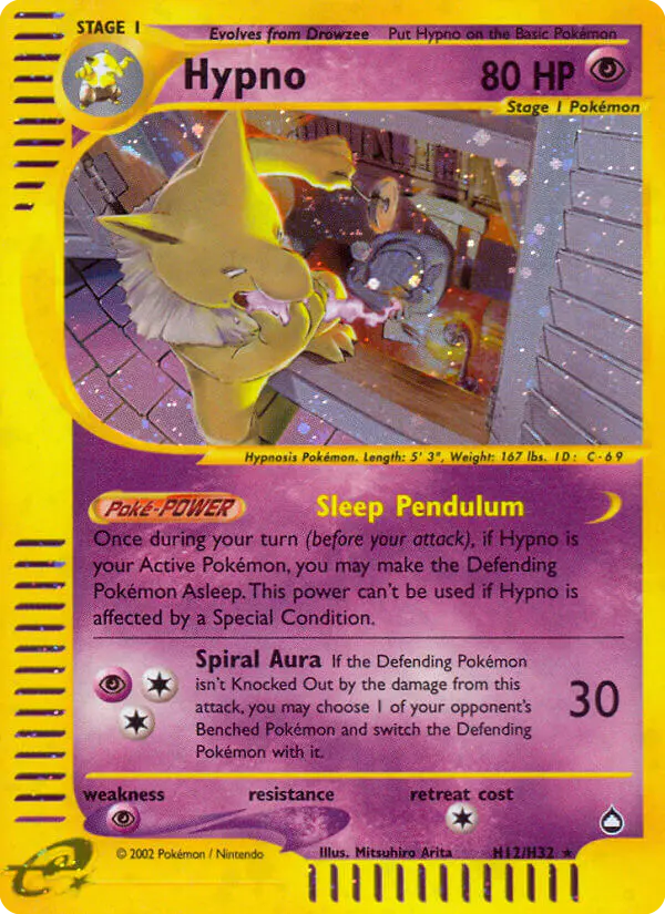 Carta Hypno H12 de Aquapolis