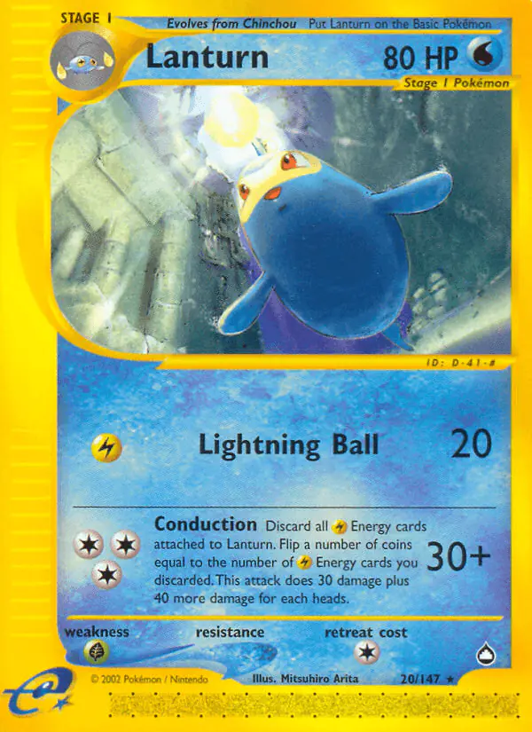 Carta Lanturn 20/147 de Aquapolis