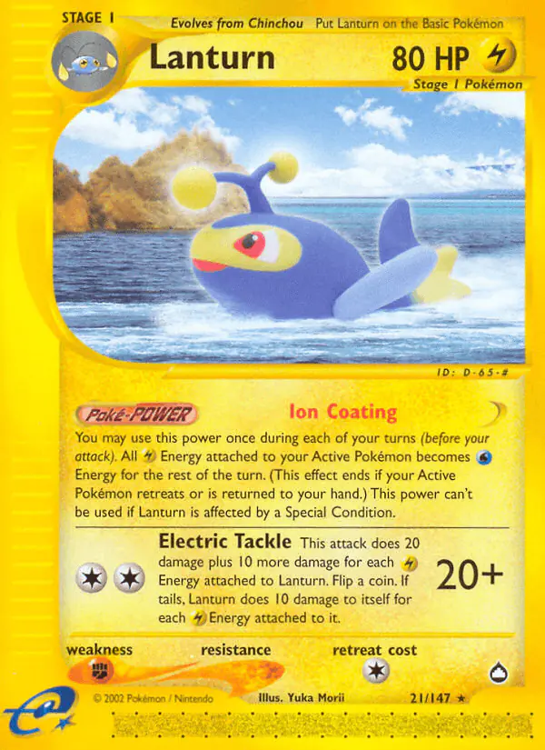 Carta Lanturn 21/147 de Aquapolis