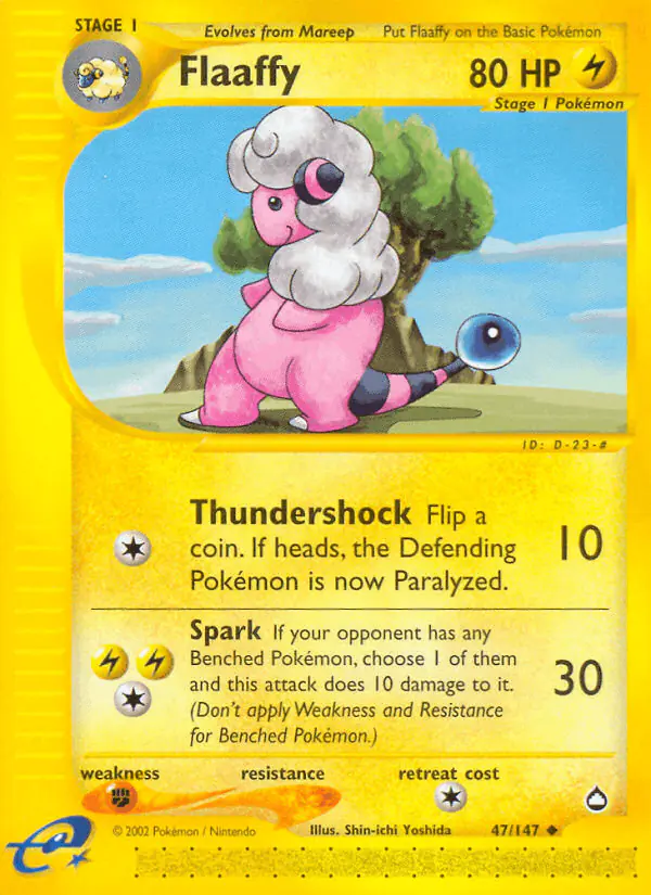 Carta Flaaffy 47/147 de Aquapolis
