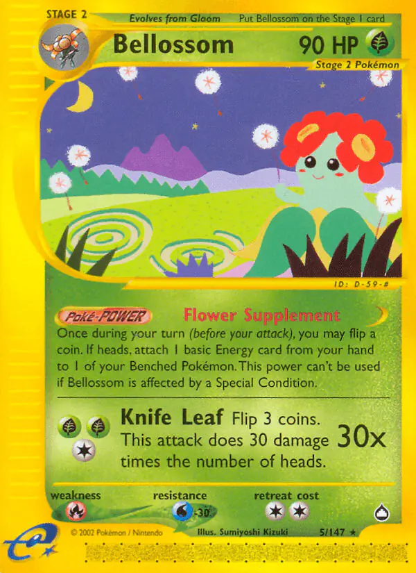 Carta Bellossom 5/147 de Aquapolis