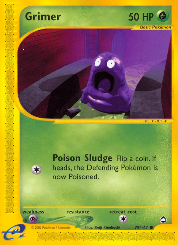 Carta Grimer 79/147 de Aquapolis