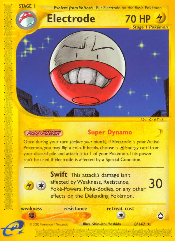 Carta Electrode 8/147 de Aquapolis