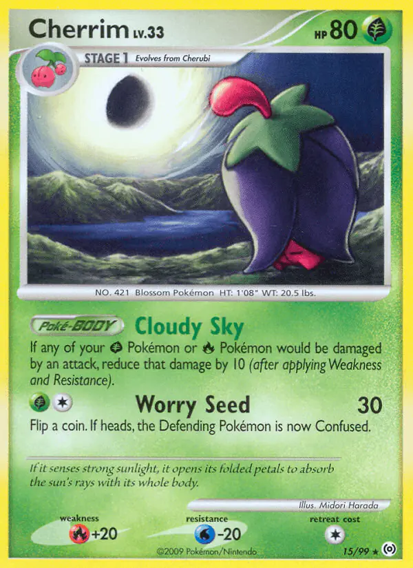 Carta Cherrim 15/99 de Arceus