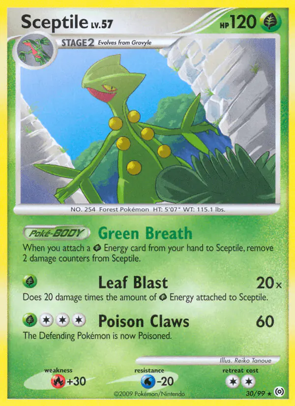 Carta Sceptile 30/99 de Arceus