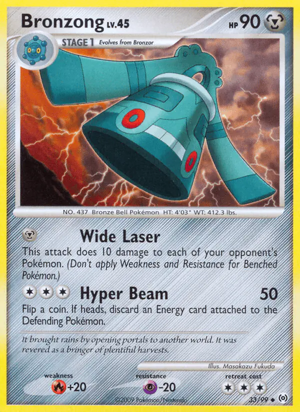 Carta Bronzong 33/99 de Arceus