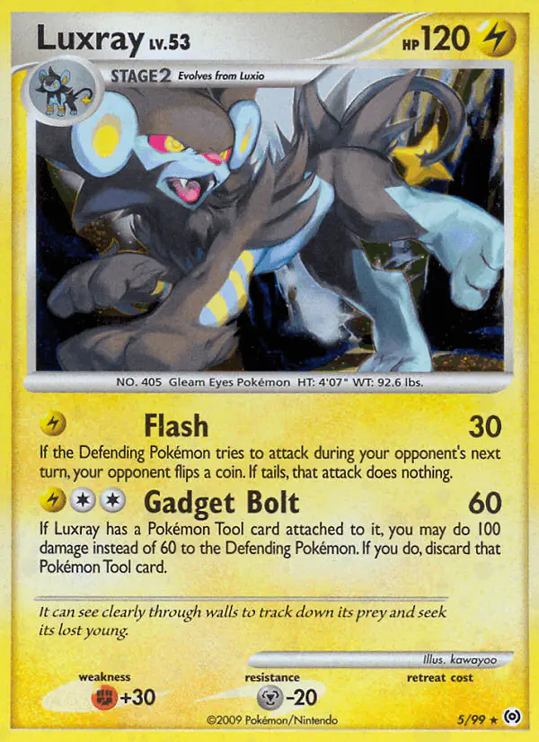 Carta Luxray 5/99 de Arceus