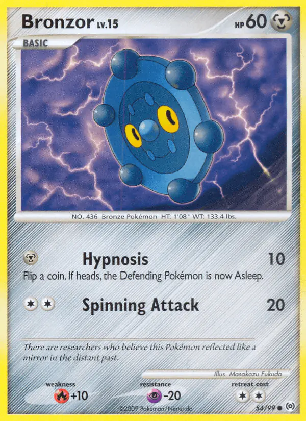Carta Bronzor 54/99 de Arceus