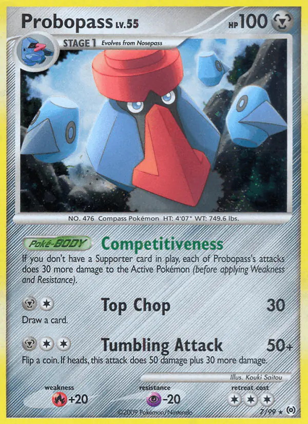 Carta Probopass 7/99 de Arceus