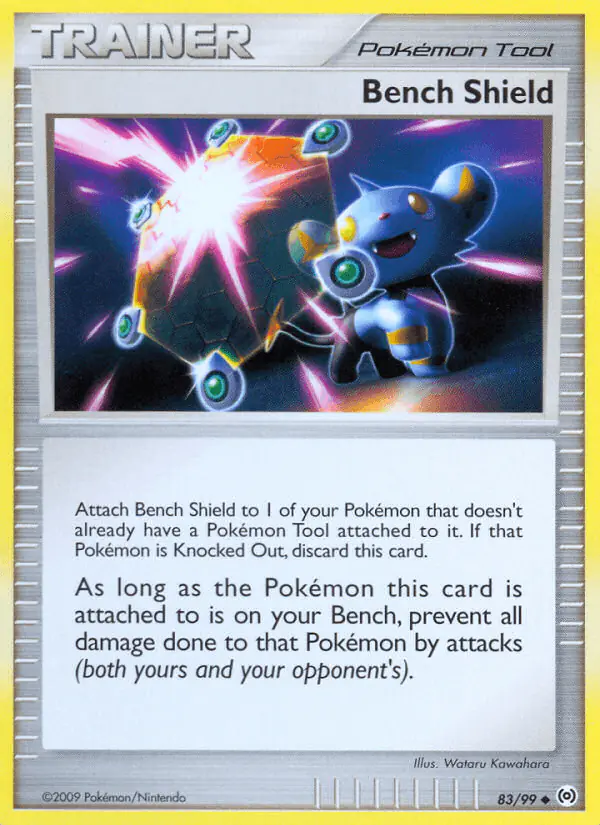 Carta Bench Shield 83/99 de Arceus