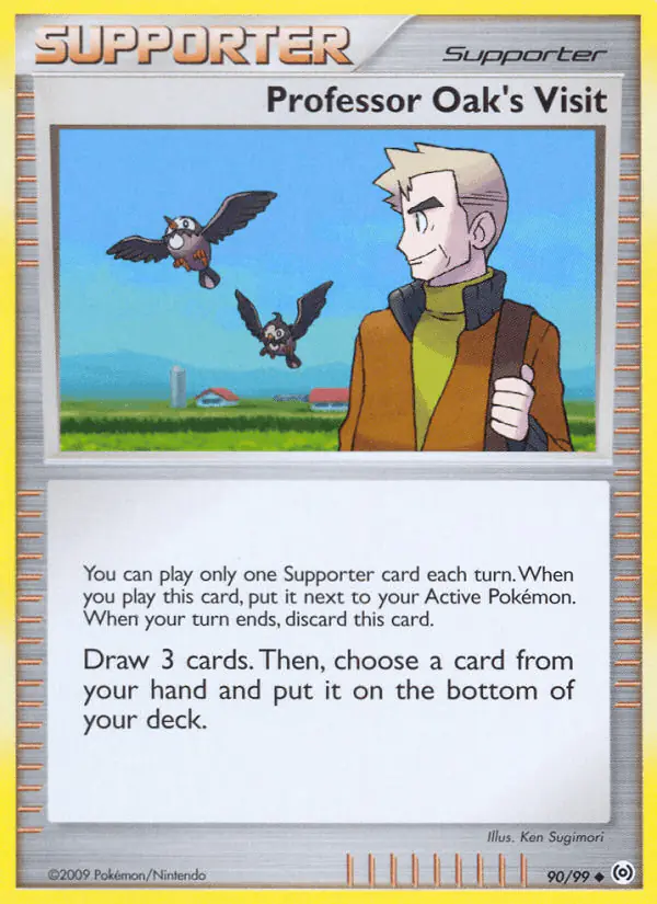 Carta Professor Oak's Visit 90/99 de Arceus