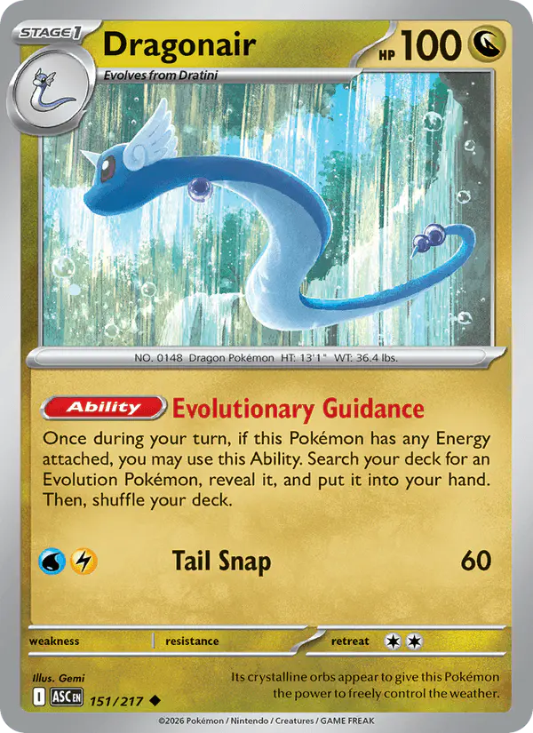Carta Dragonair 151/217 de Ascended Heroes