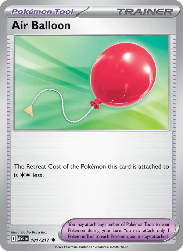 Carta Air Balloon 181/217 de Ascended Heroes