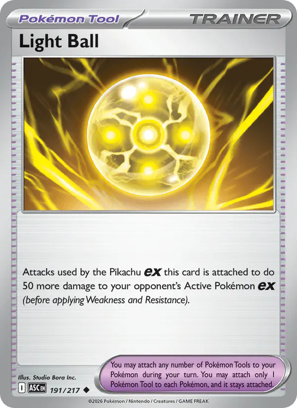 Carta Light Ball 191/217 de Ascended Heroes