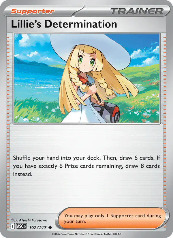 Carta Lillie's Determination 192/217 de Ascended Heroes