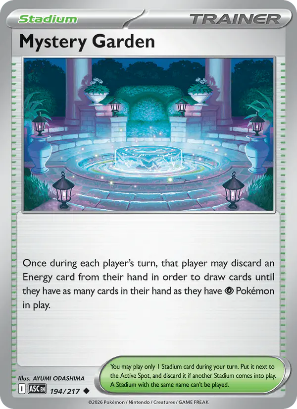 Carta Mystery Garden 194/217 de Ascended Heroes