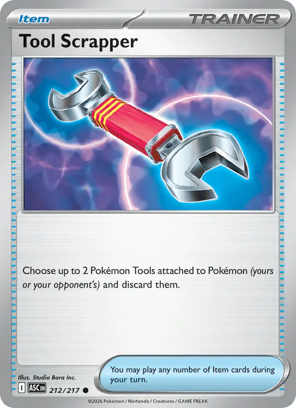 Carta Tool Scrapper 212/217 de Ascended Heroes