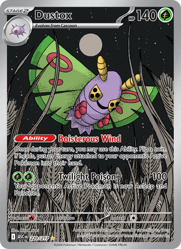 Carta Dustox 220/217 de Ascended Heroes