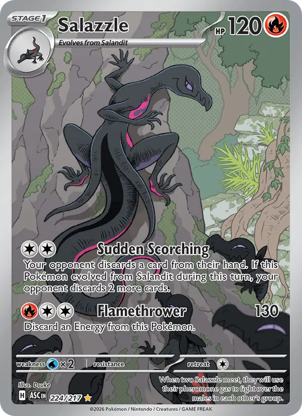 Carta Salazzle 224/217 de Ascended Heroes