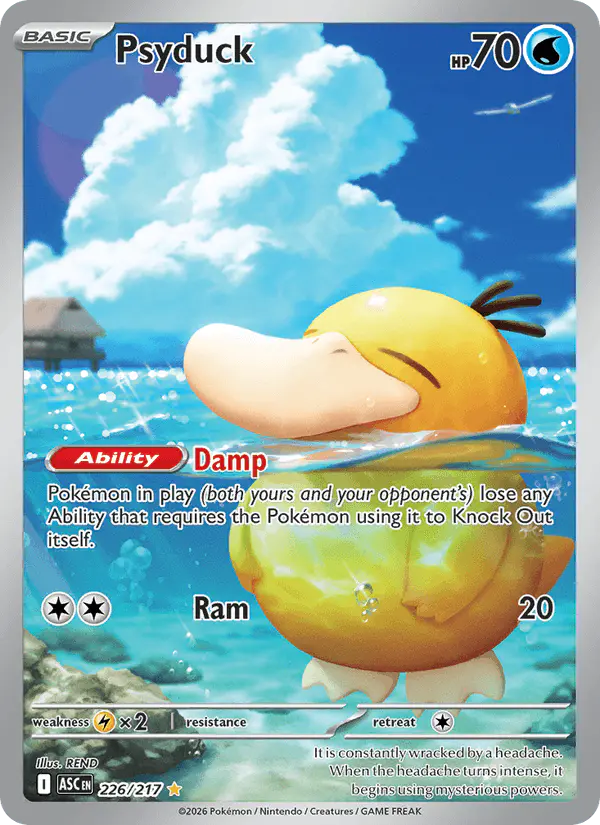 Carta Psyduck 226/217 de Ascended Heroes