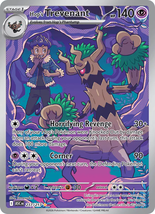 Carta Hop's Trevenant 237/217 de Ascended Heroes
