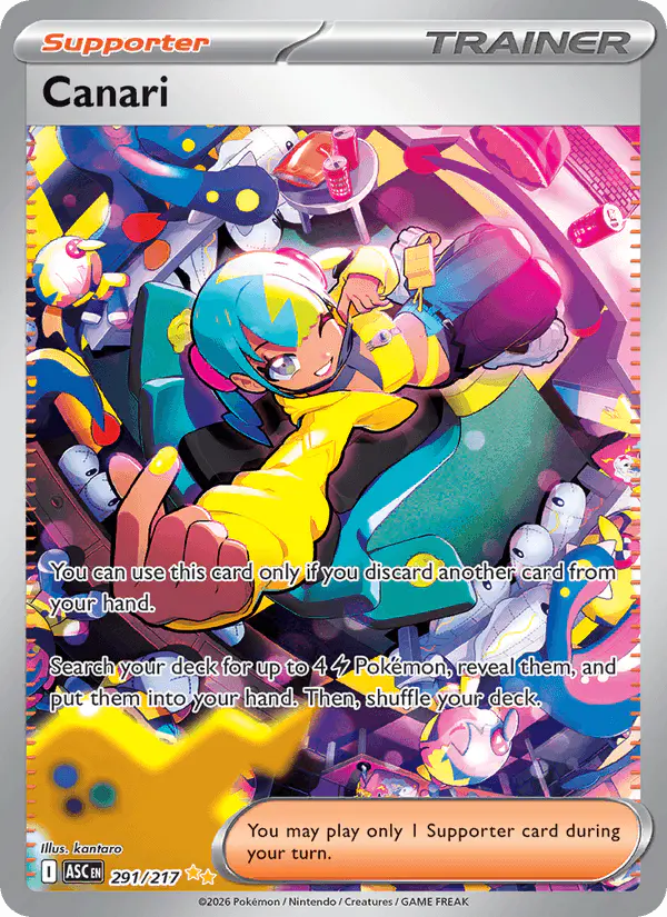 Carta Canari 291/217 de Ascended Heroes